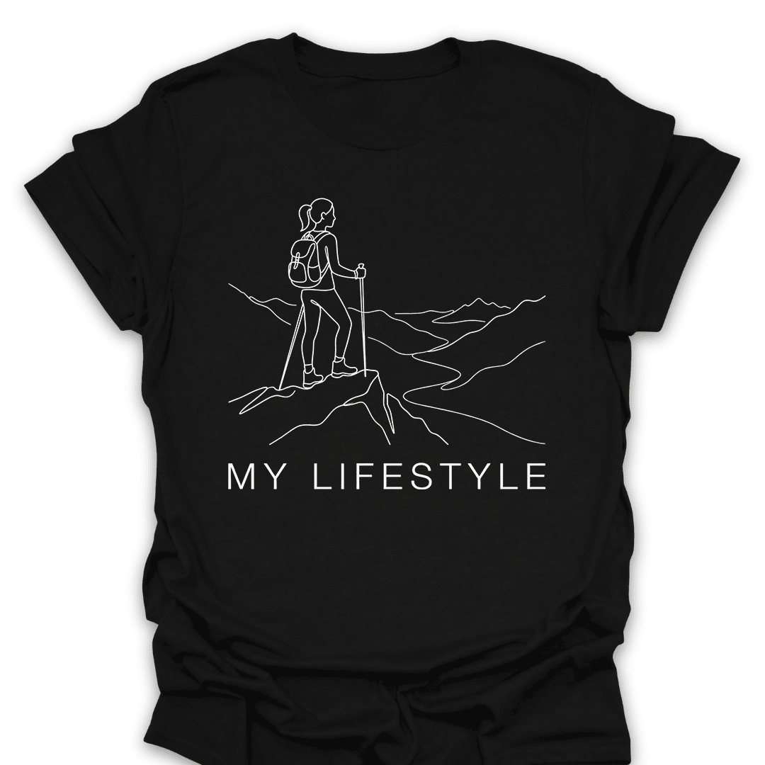 My Lifestyle Hiking Tee Gift For Hiker