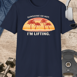 Sunshine Lifting T Shirt Gift For Fitness Lover