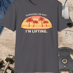 Sunshine Lifting T Shirt Gift For Fitness Lover