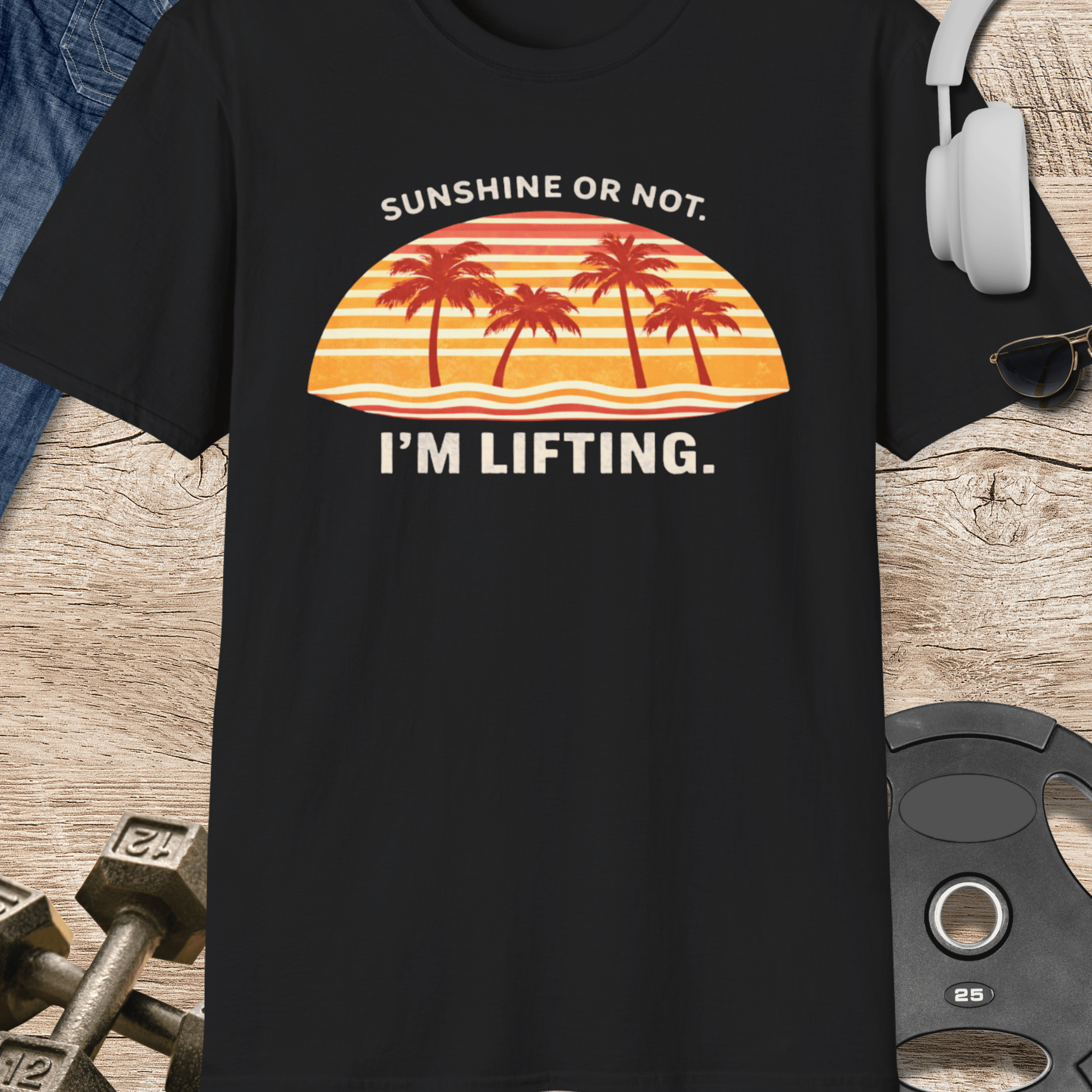 Sunshine Lifting T Shirt Gift For Fitness Lover