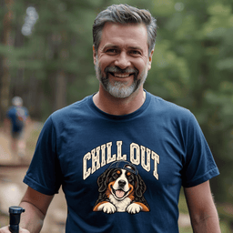 Chill Out Bernese T Shirt Gift For Adults