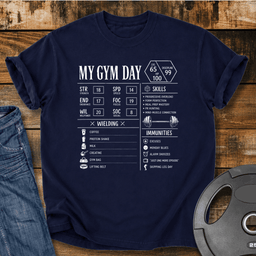 My Gym Day Vintage Wash T Shirt Gift For Fitness Lover