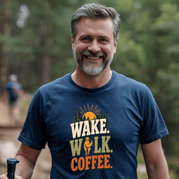 Wake Walk Coffee T Shirt Gift For Adults