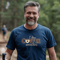 I Love Coffee Weather T Shirt Gift For Adults