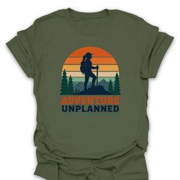 Hiking Adventure Unplanned T Shirt Gift For Hiker
