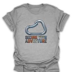 Carabiner Adventure T Shirt Gift For Hiker
