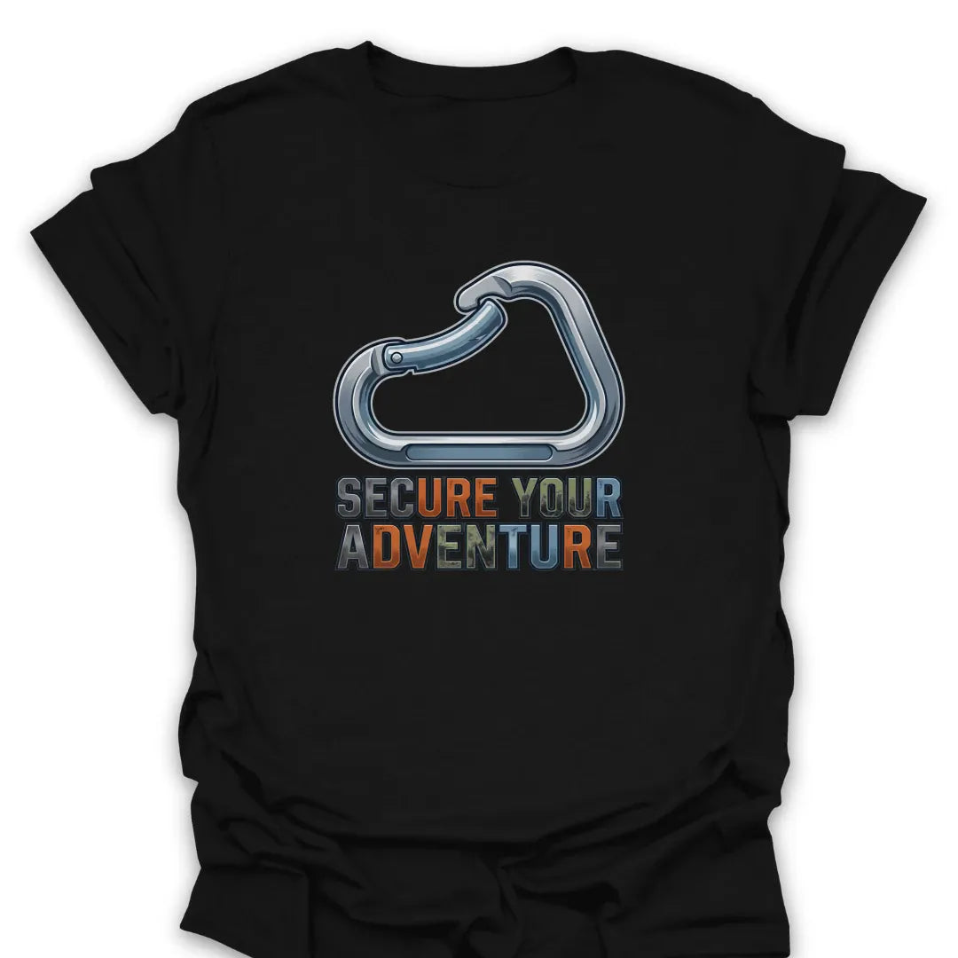 Carabiner Adventure T Shirt Gift For Hiker