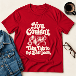 You Couldnt Take This To The Bathroom T Shirt Gift For Adults