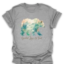 Greatest Joy On The Trail T Shirt Gift For Hiker