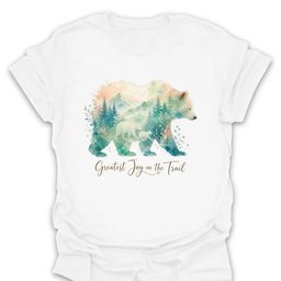 Greatest Joy On The Trail T Shirt Gift For Hiker