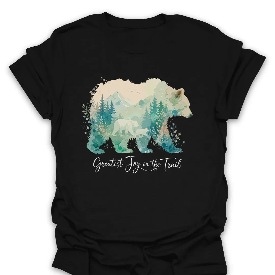 Greatest Joy On The Trail T Shirt Gift For Hiker
