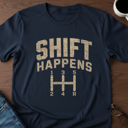 Shift Happens T Shirt Gift For Adults