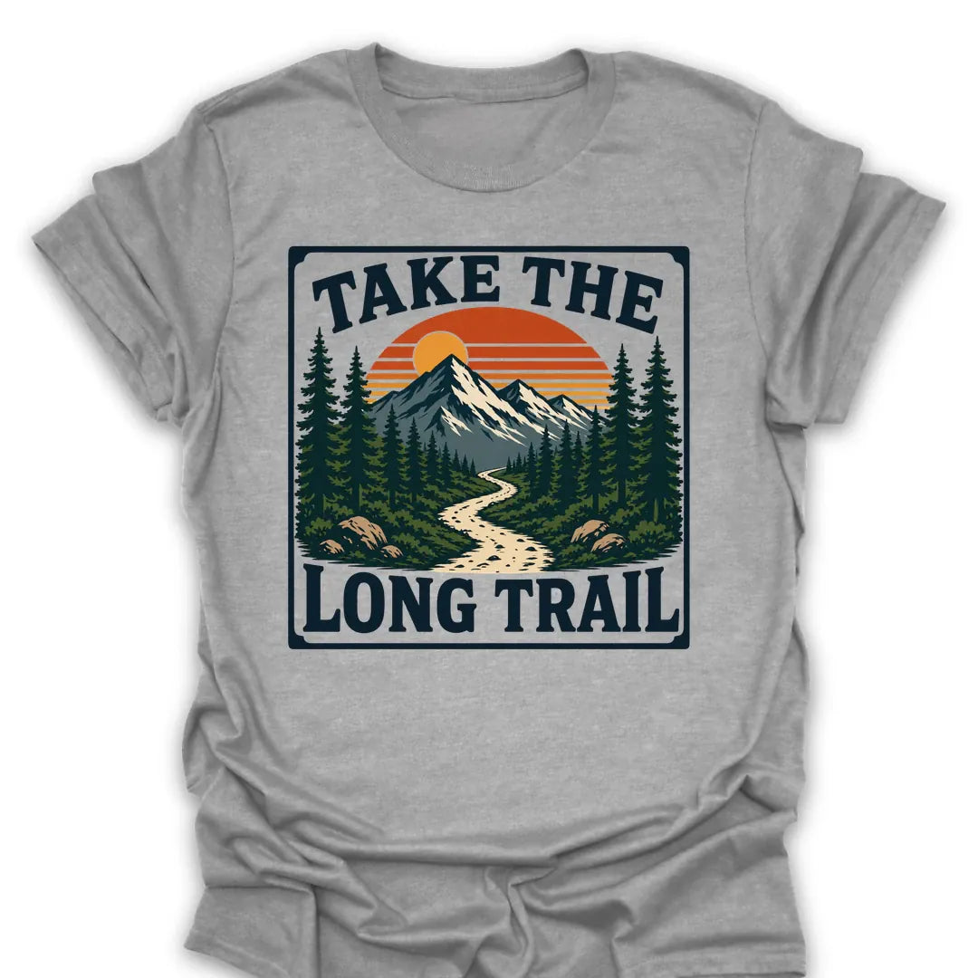 Take The Long Trail T Shirt Gift For Hiker