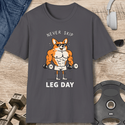 Muscle Corgi T Shirt Gift For Fitness Lover