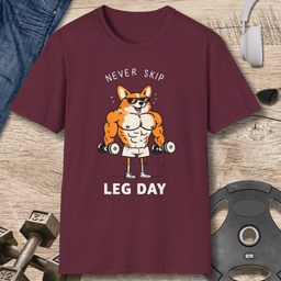 Muscle Corgi T Shirt Gift For Fitness Lover