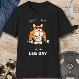 Muscle Corgi T Shirt Gift For Fitness Lover