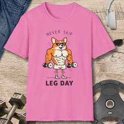 Muscle Corgi T Shirt Gift For Fitness Lover