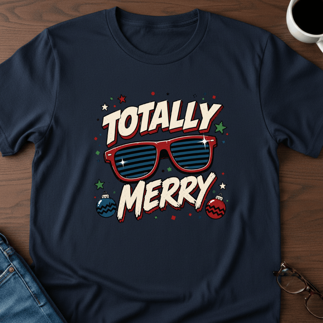 Totally Merry T Shirt Gift For Adults