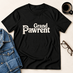 Grandpawrent T Shirt Gift For Adults