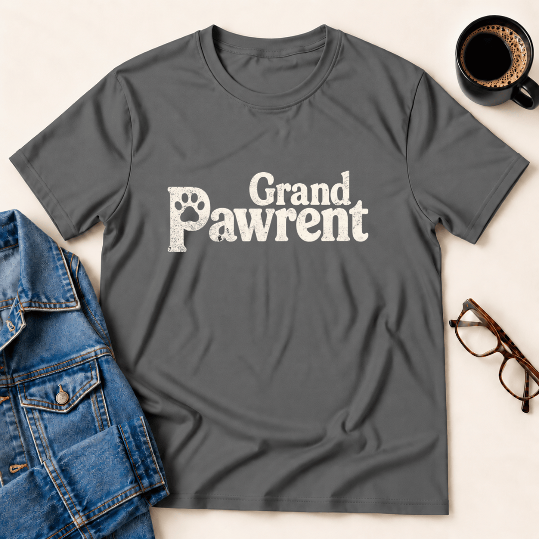 Grandpawrent T Shirt Gift For Adults