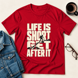 Life Is Short Get After IT T Shirt Gift For Adults