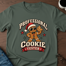 Professional Cookie Tester T Shirt Gift For Adults