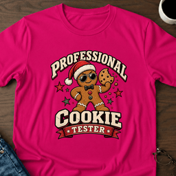 Professional Cookie Tester T Shirt Gift For Adults