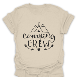 Camping Crew T Shirt Gift For Hiker