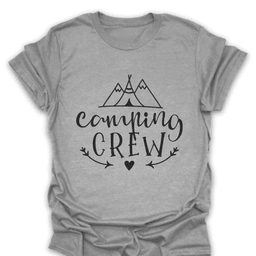 Camping Crew T Shirt Gift For Hiker