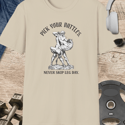 Pick Your Battles T Shirt Gift For Fitness Lover