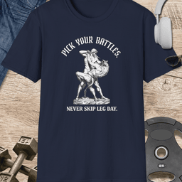 Pick Your Battles T Shirt Gift For Fitness Lover