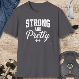 Strong And Pretty T Shirt Gift For Fitness Lover