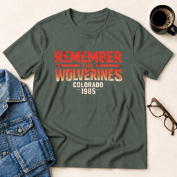 Remember The Wolverines T Shirt Gift For Adults