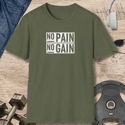 No Pain No Gain T Shirt Gift For Fitness Lover