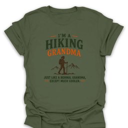 Cooler Hiking Grandma T Shirt Gift For Grandma