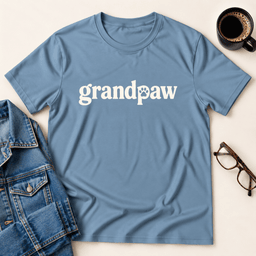 Grandpaw T Shirt Gift For Adults
