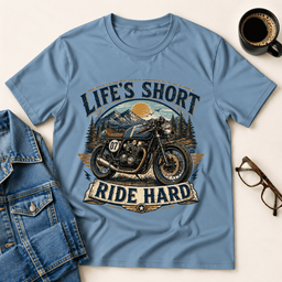 Lifes Short Ride Hard T Shirt Gift For Adults
