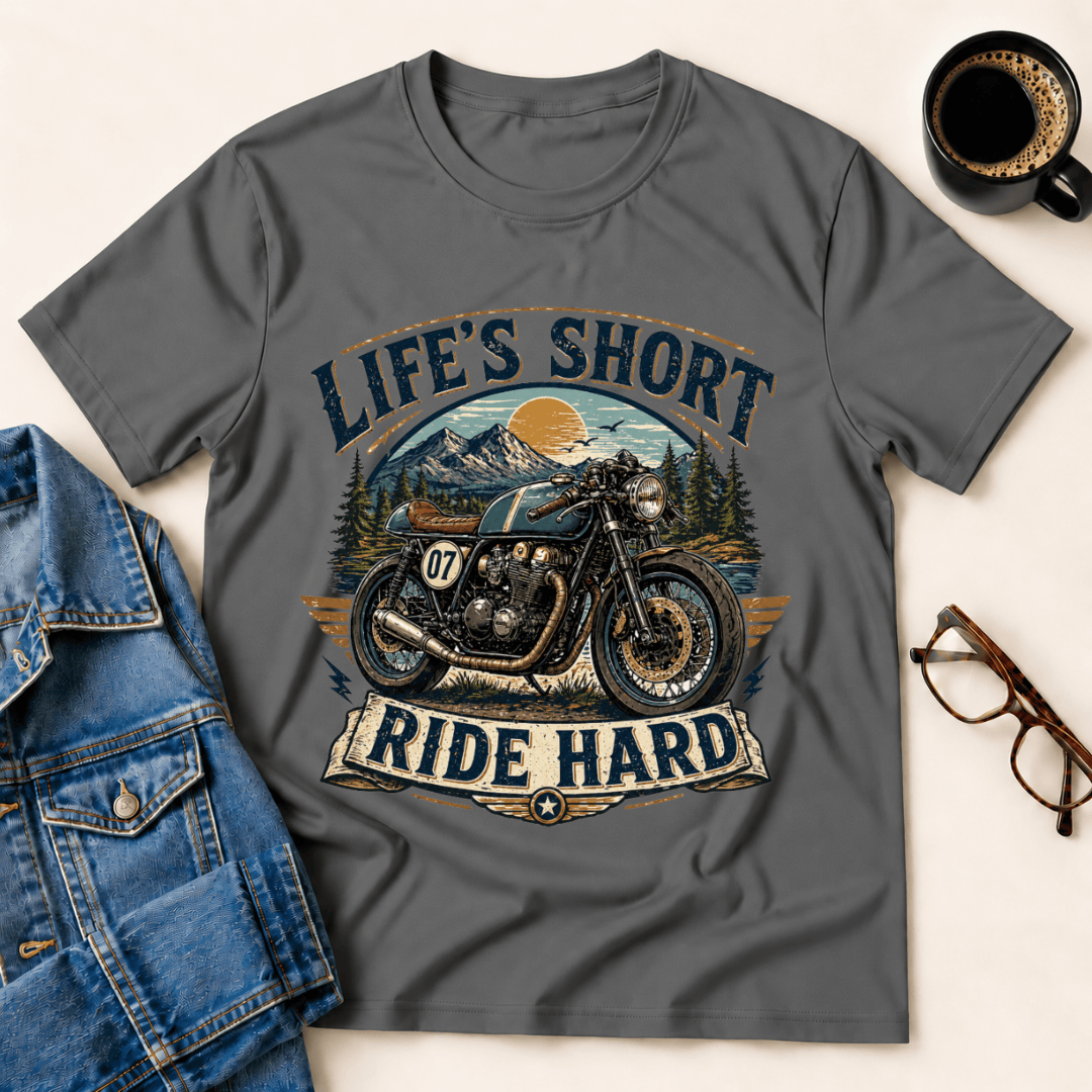 Lifes Short Ride Hard T Shirt Gift For Adults