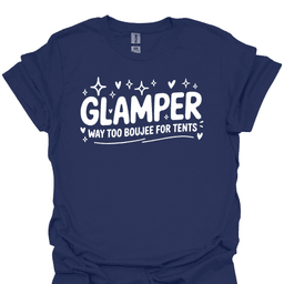 Glamper Boujee Tents T Shirt Gift For Hiker