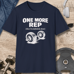 One More Rep T Shirt Gift For Fitness Lover