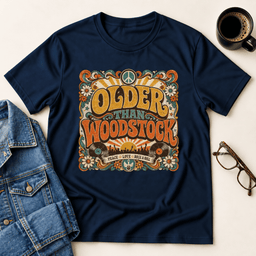 Older Than Woodstock T Shirt Gift For Adults