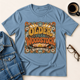 Older Than Woodstock T Shirt Gift For Adults