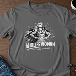 Midlife Woman T Shirt Gift For Women