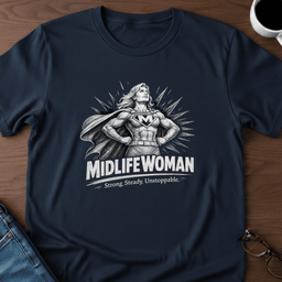 Midlife Woman T Shirt Gift For Women