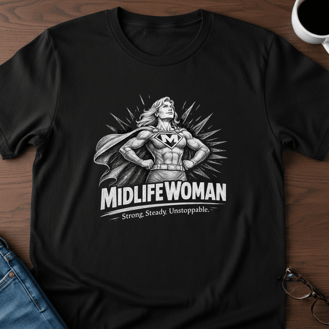 Midlife Woman T Shirt Gift For Women