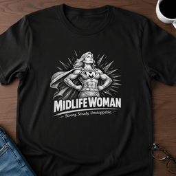Midlife Woman T Shirt Gift For Women