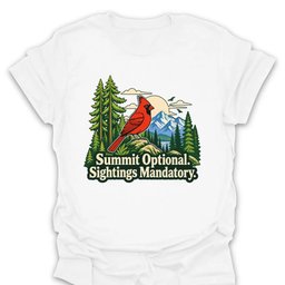 Summit Optional Cardinal Mandatory T Shirt Gift For Hiker