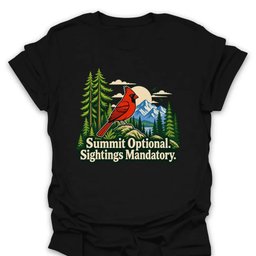 Summit Optional Cardinal Mandatory T Shirt Gift For Hiker