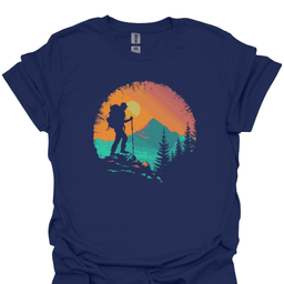 Chase The Sunset T Shirt Gift For Hiker