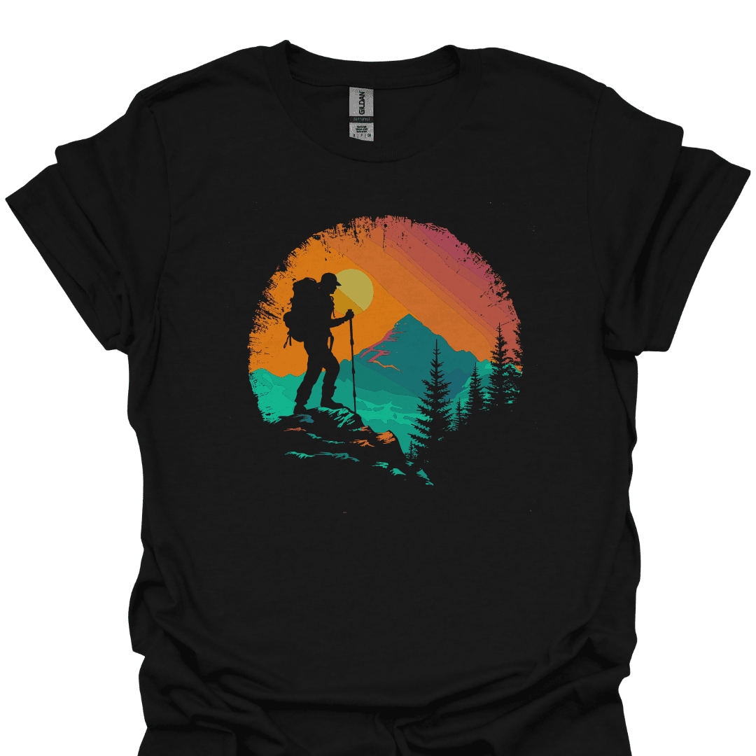 Chase The Sunset T Shirt Gift For Hiker